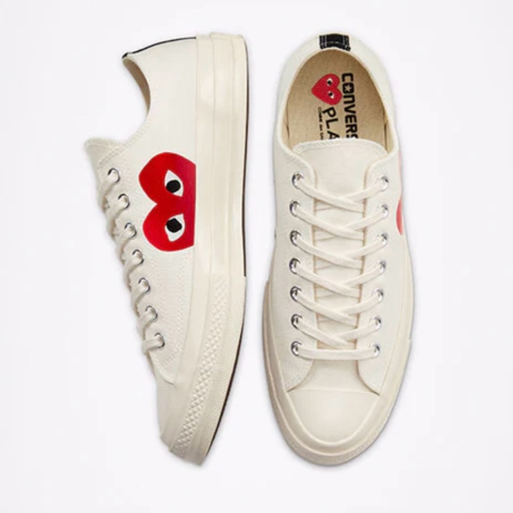 NIB Converse x Comme des Garçons Low Sneakers Size 7